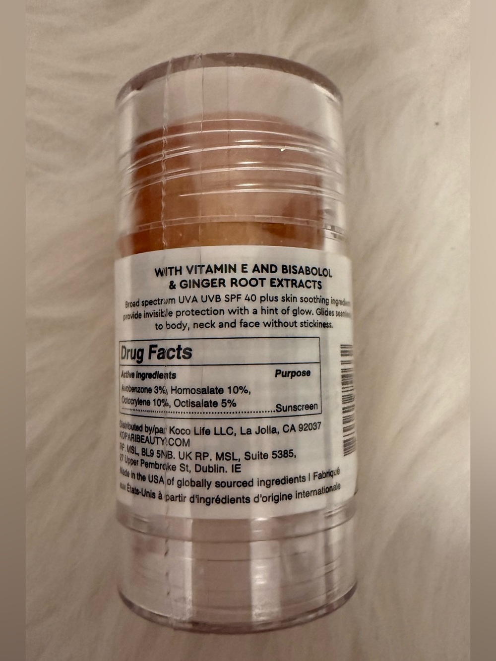 Kopari Sun Shield On-The-Glow Sheer Stick — Bronzy Peach SPF 40 - Picture 6 of 7